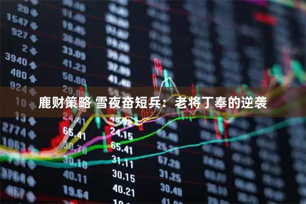鹿财策略 雪夜奋短兵：老将丁奉的逆袭
